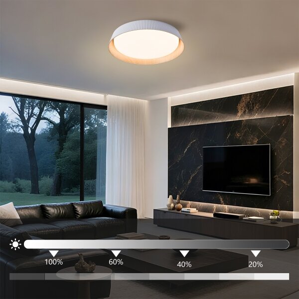 Brilagi - stmievateľné stropné svietidlo ORINO LED/54W/230V 3000-6000K biela pr. 43 cm + diaľkové ovládanie