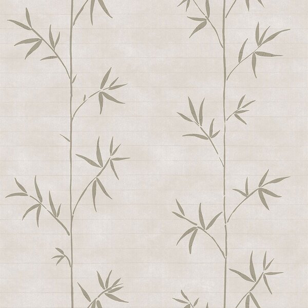 Esta Home, Sivobéžová vliesová tapeta na stenu, bambus 148726, Blush, rozměry 0,53 x 10,05 m