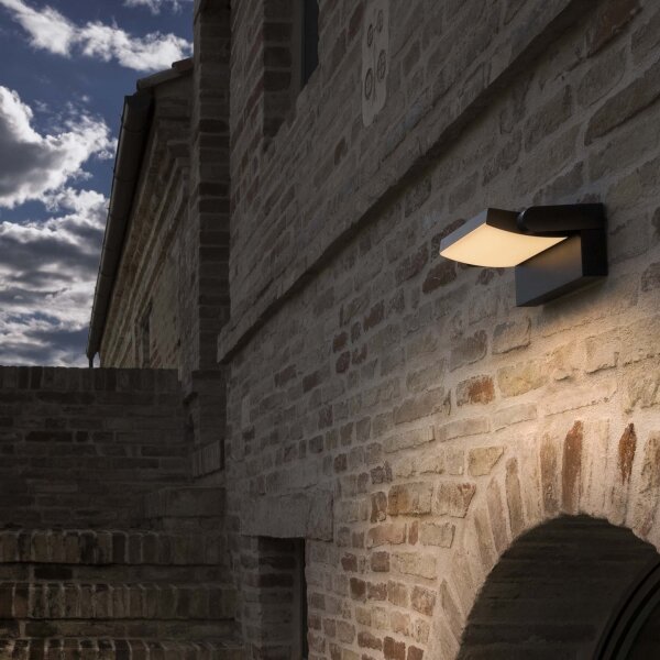 Ideal Lux - LED Vonkajšie nástenné svietidlo SWIPE LED/21W/230V antracit