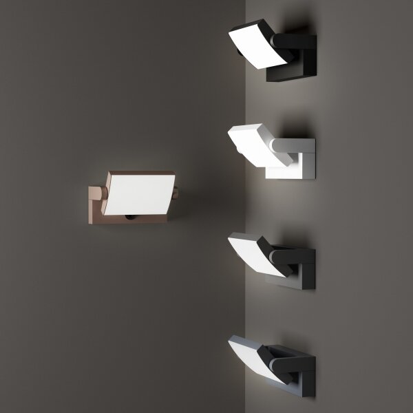 Ideal Lux - LED Vonkajšie nástenné svietidlo SWIPE LED/21W/230V antracit