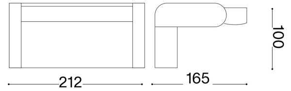 Ideal Lux - LED Vonkajšie nástenné svietidlo so senzorom LED/21W/230V antracit