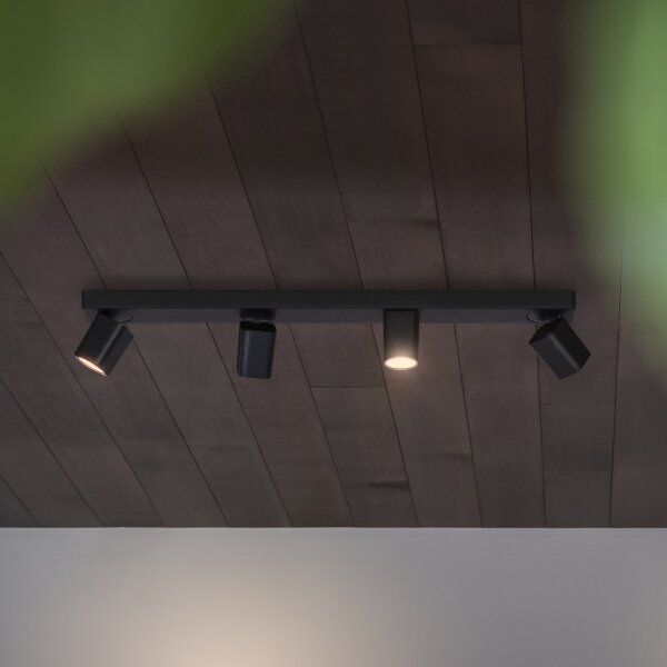 Ideal Lux - LED Bodové svietidlo RUDY 4xGU10/7W/230V čierna
