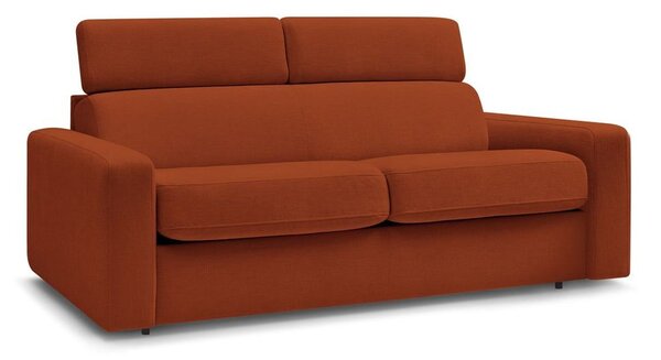 Rozkladacia pohovka v tehlovej farbe 195 cm Monaco – Bobochic Paris