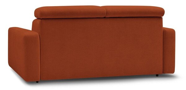 Rozkladacia pohovka v tehlovej farbe 195 cm Monaco – Bobochic Paris