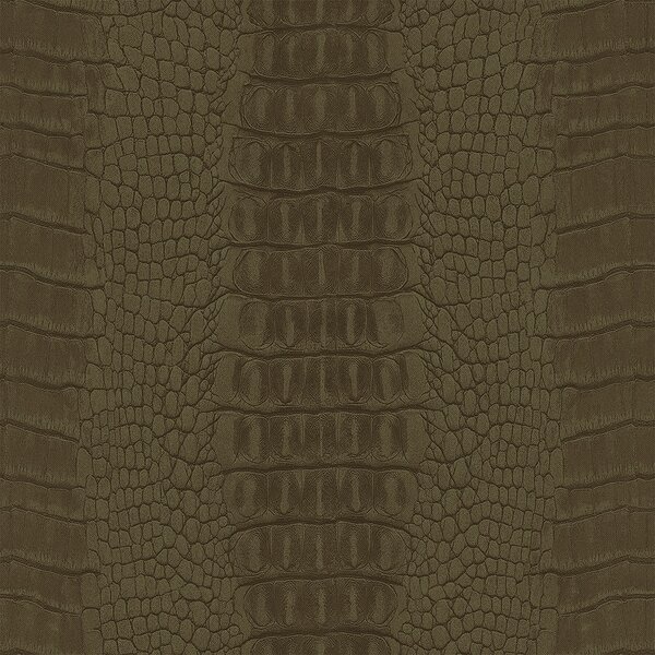 Vliesová hnedá tapeta, imitácia krokodílej kože 347775, Luxury Skins, Origin