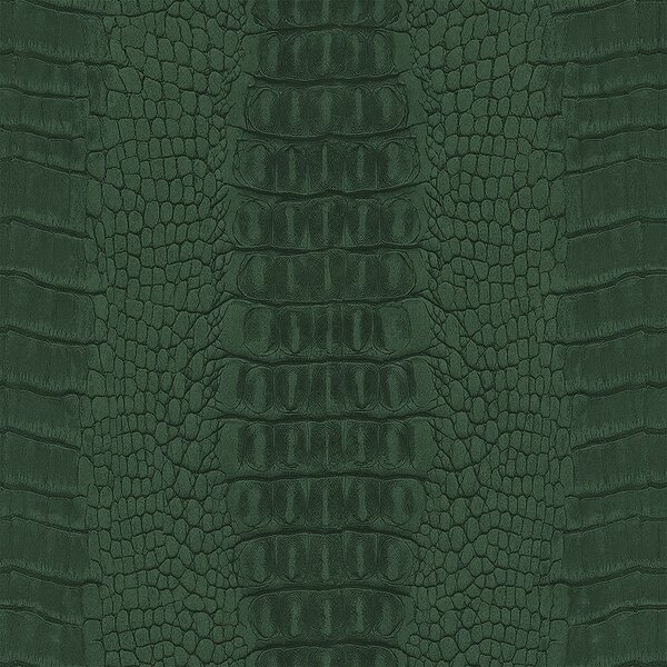Vliesová tapeta zelená, imitácia krokodílej kože 347776, Luxury Skins, Origin