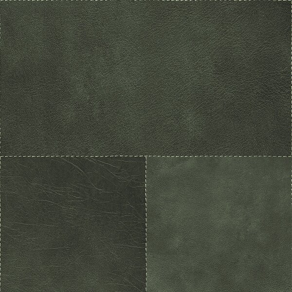 Vliesová tapeta, vzor zelená prešívaná koža 357239, role 0,5 x 8,37 m, Luxury Skins, Origin