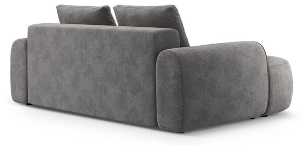 Sivá zamatová pohovka 200 cm Linz – Cosmopolitan Design