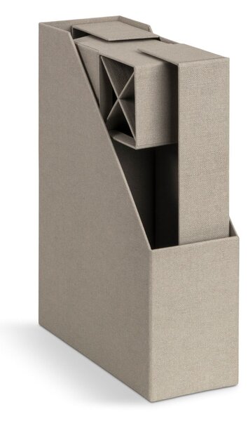 Kartónové organizéry v súprave 4 ks Hugo Canvas Paper Laminate – Bigso