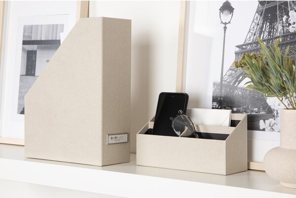 Kartónové organizéry v súprave 4 ks Hugo Canvas Paper Laminate – Bigso