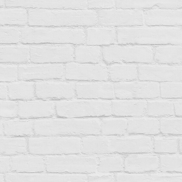Vliesová sivo-biela tapeta tehla, tehlová múr 139192, Art Deco, Esta