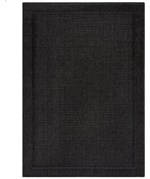Flair Rugs koberce Kusový koberec Aruba Alfresco Weave Charcoal – na von aj na doma - 80x150 cm