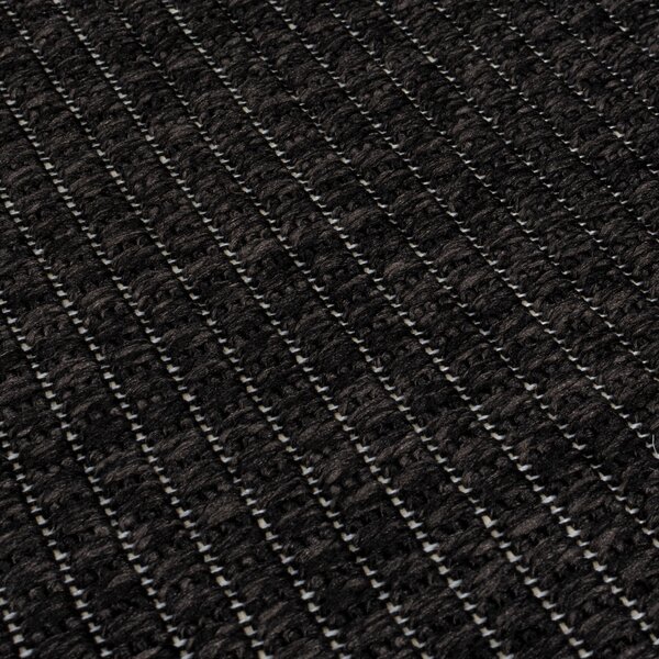 Flair Rugs , AKCIA: 200x290 cm Kusový koberec Aruba Alfresco Weave Charcoal – na von aj na doma, čierna, chodba / predsieň