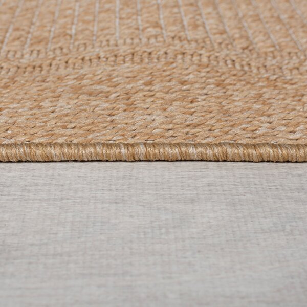 Flair Rugs , Kusový koberec Aruba Alfresco Weave Natural – na von aj na doma, 80x150, béžová, chodba / predsieň