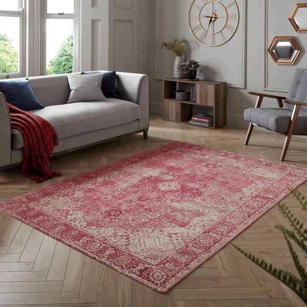 Flair Rugs , Kusový koberec Manhattan Antique Pink, 120x170, ružová, obývacia izba