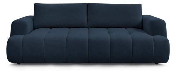 Tmavomodrá rozkladacia/s úložným priestorom pohovka 251 cm Fuji – Bobochic Paris