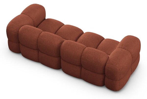 Pohovka v tehlovej farbe 250 cm Loretto – Cosmopolitan Design