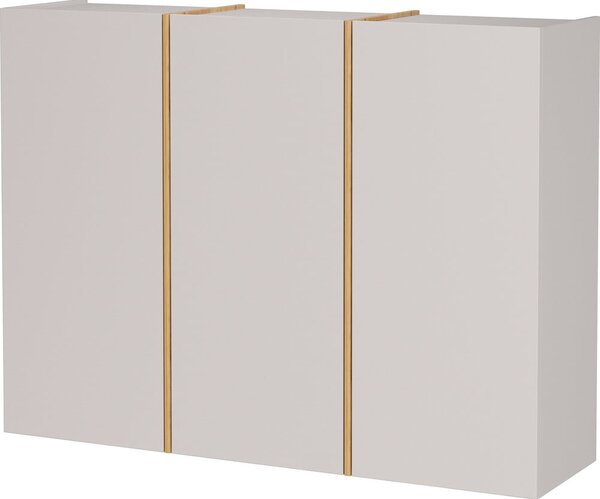 Krémová predsieňová skrinka 138x103x38 cm Libbiano – Germania