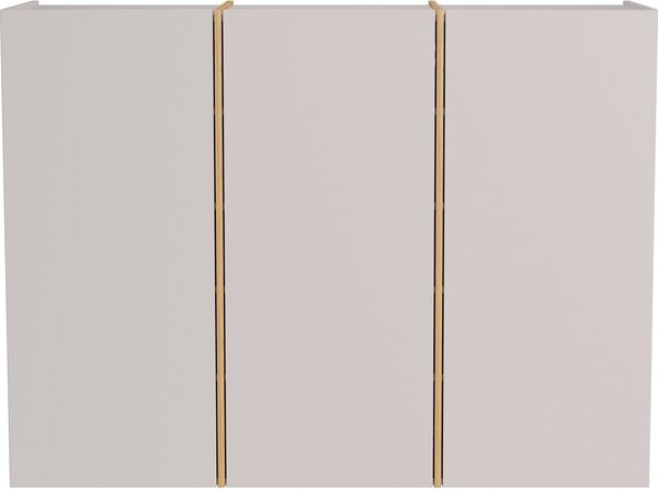Krémová predsieňová skrinka 138x103x38 cm Libbiano – Germania