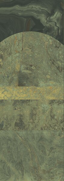 Zelená vliesová fototapeta Mramor, DG3ALI1034, Wall Designs III, Khroma by Masureel, 1,06 x 3 m