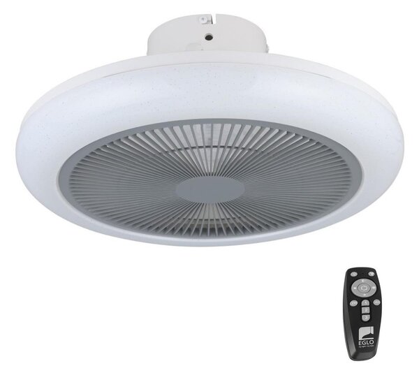 Eglo Eglo 35138 - LED Stmievateľný stropní ventilátor KOSTRENA LED/25,5W/230V šedá +DO EG35138 + záruka 5 rokov zadarmo