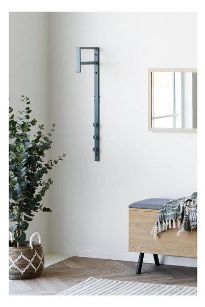 Kovový nástenný vešiak v mentolovej farbe 3 cm Trento – House Nordic