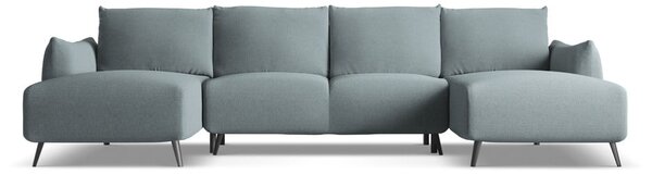 Svetlomodrá rohová pohovka Malie – Makamii
