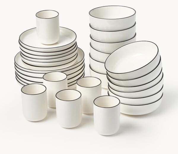 Porcelánová súprava riadu Facile, 6 osôb, 30 ks