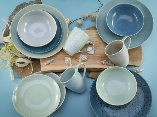 KOMBINOVANÝ SERVIS, 16-dielne, kamenina Creatable - Online Only bytové doplnky, Online Only