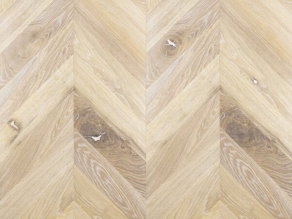 Esco Chevron Kolonial Original Prírodná biela drevená podlaha 15*100*600 KOL0FV2001