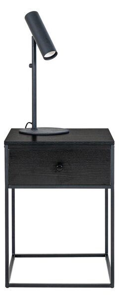 Čierny nočný stolík Vita – House Nordic