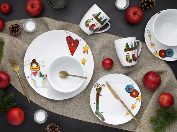 KOMBINOVANÝ SERVIS Luna Socken 16-dielne Creatable - Online Only bytové doplnky, Online Only