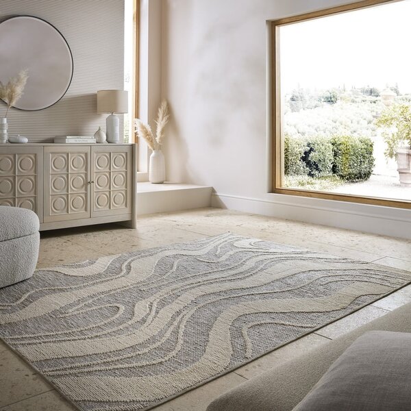 Sivý prateľný koberec 160x223 cm Calder – Flair Rugs