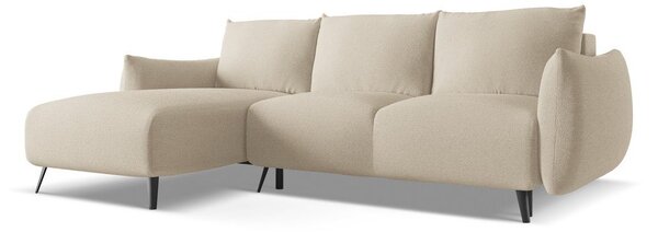 Béžová rohová pohovka (ľavý roh) Malie – Makamii