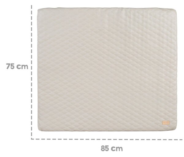 Prebaľovacia podložka 75x85 cm Greyish gesteppt – Roba