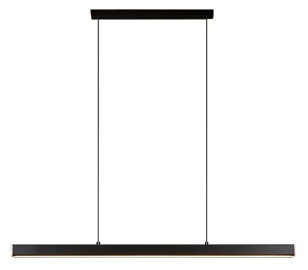 Toolight Toolight, LED závesné svietidlo 80cm, 15W, APP1447-CP, čierna matná, OSW-02391