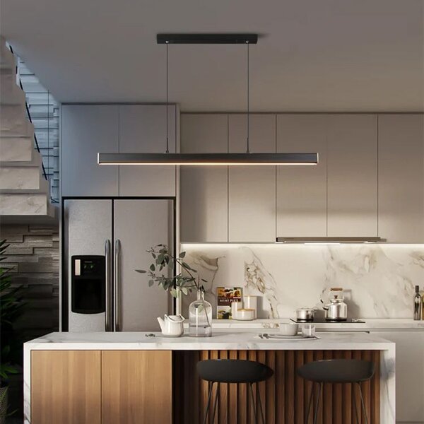 Toolight Toolight, LED stropné svietidlo 100cm, 15W, APP1448-CP, čierna matná, OSW-03900