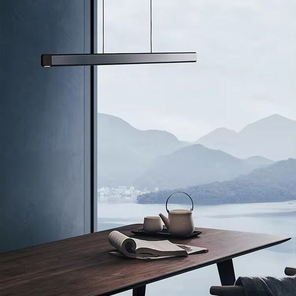 Toolight Toolight, LED stropné svietidlo 100cm, 15W, APP1448-CP, čierna matná, OSW-03900