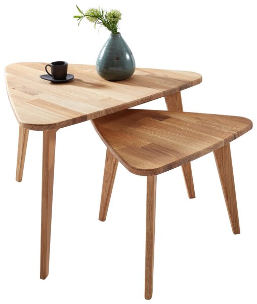 SADA ZASÚVACÍCH STOLÍKOV, farba duba, drevo, 70,5/64/44 cm Livetastic - Online Only obývacie izby, Online Only