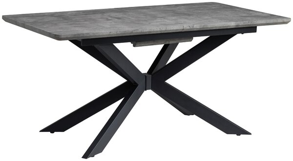 JEDÁLENSKÝ STÔL, sivá, 160-200/90/76 cm P & B - Stoly, Online Only