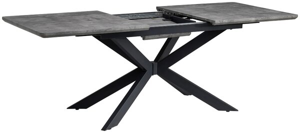 JEDÁLENSKÝ STÔL, sivá, 160-200/90/76 cm P & B - Stoly, Online Only