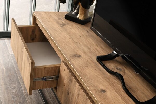 Hanah Home TV stolík Ruba 180 cm borovica atlantická