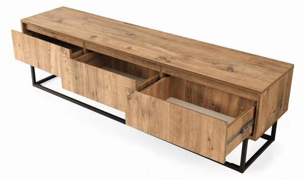 Hanah Home TV stolík Ruba 180 cm borovica atlantická