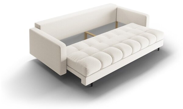 Krémová rozkladacia/s úložným priestorom pohovka 222 cm Bali – Cosmopolitan Design