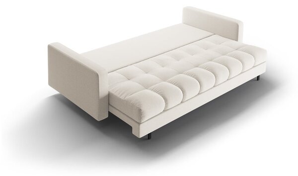 Krémová rozkladacia/s úložným priestorom pohovka 222 cm Bali – Cosmopolitan Design