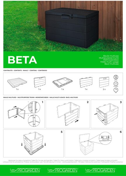 ZÁHRADNÝ ÚLOŽNÝ BOX 79/55/52 cm - Online Only záhrada, Online Only