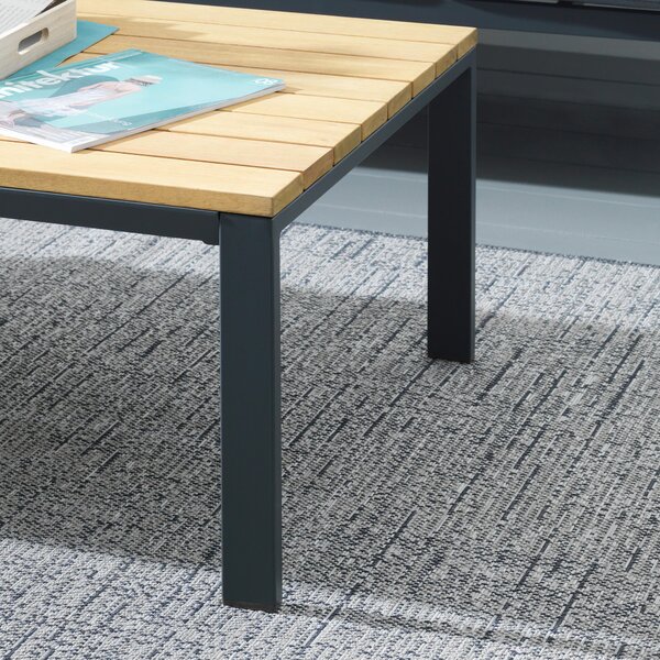 STÔL NA TERASU, drevo, kov, 120/65/40 cm Ambia Garden - Online Only záhrada, Online Only