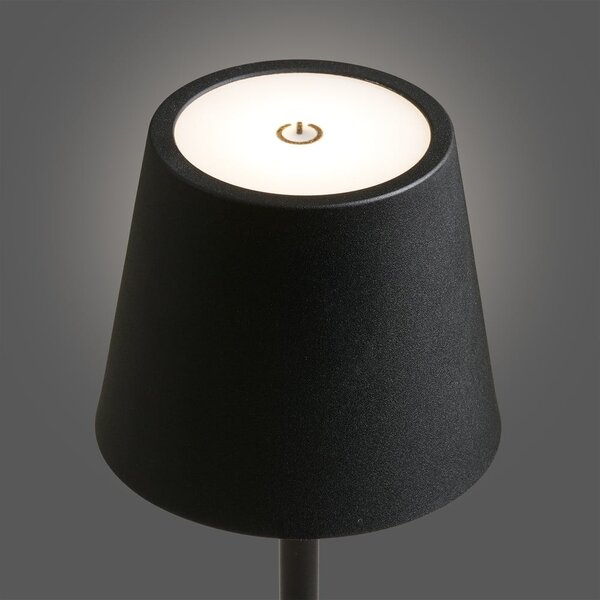 Čierna LED stolová lampa (výška 37 cm) Bradford – House Nordic
