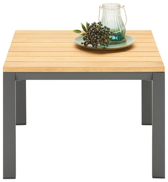 STÔL NA TERASU, drevo, kov, 65/65/40 cm Ambia Garden - Online Only záhrada, Online Only