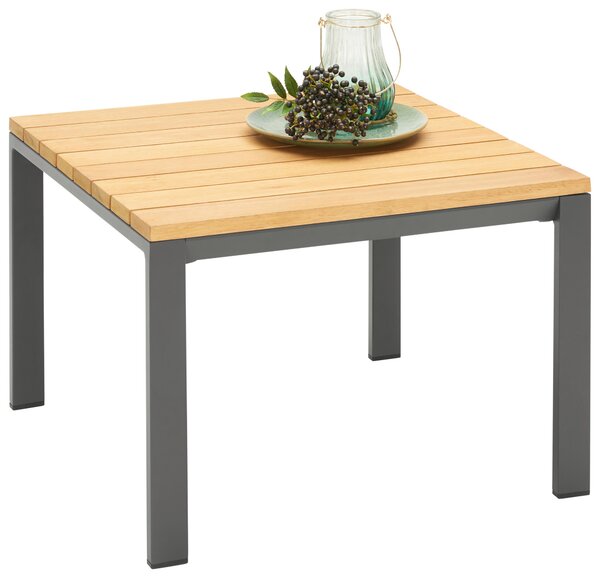 STÔL NA TERASU, drevo, kov, 65/65/40 cm Ambia Garden - Online Only záhrada, Online Only